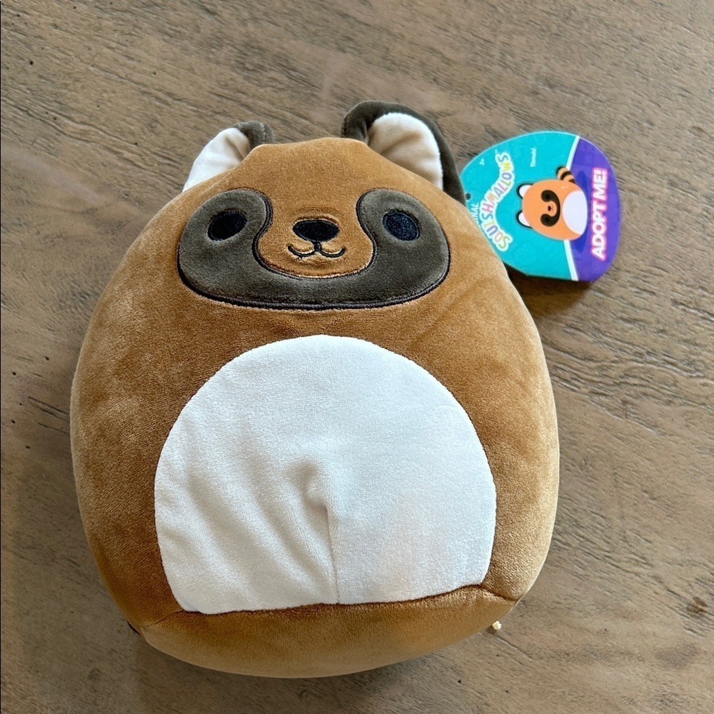 Squishmallows Brown and Cream Plush Toy